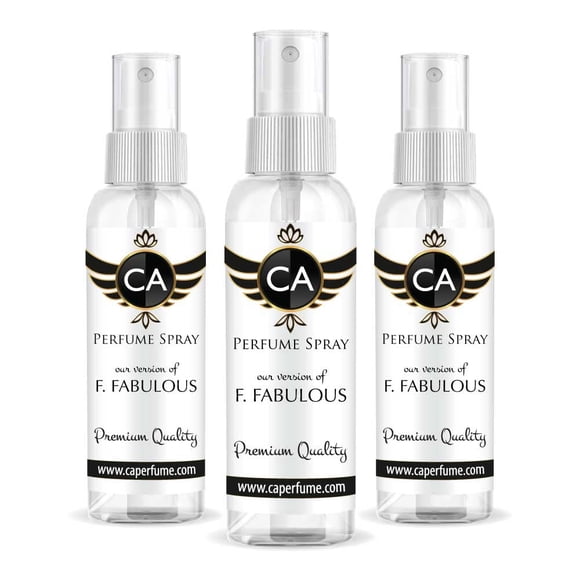 Perfume CA Eco Refill F. Fabulous Eau de Parfum para mujer y hombre, 60 ml
