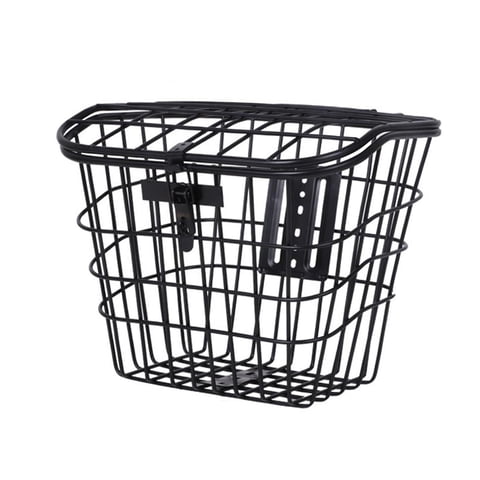 Magideal - Cesta Para Bicicleta Con Tapa, Fácil De Instalar, Cesta Para Alforja Para Bicicleta, Transportador Para Perros, Organizador De Artículos Diversos Para