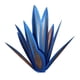 thumbnail image 5 of DIY Metal Art Tequila Escultura Rústica 9 Hojas Escultura De Jardín Decoración Para El Hogar Azul Oscuro 35cm, 5 of 5