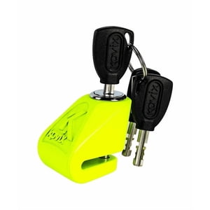 Genérico - Candado Disco Moto Kovix Kn1 Amarillo Fluor