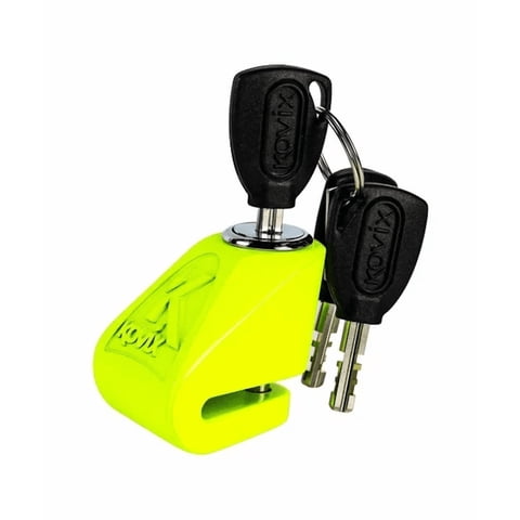Genérico - Candado Disco Moto Kovix Kn1 Amarillo Fluor