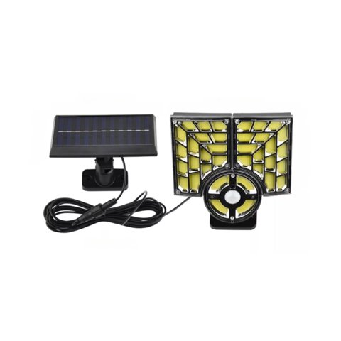 Disparo - Lampara Exteriores Pared Recargable Solar Ajustable 112 Led