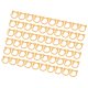 thumbnail image 1 of Marcadores De Puntada De 60 Piezas Marcadores De Costura De Oreja De Gato Bricolaje Para Coser Tejido Naranja, 1 of 5