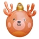 thumbnail image 4 of Adorno de bola navideña inflable, bola inflable, decoración navideña, suministros multiusos para fiestas, patio, vacaciones, césped, exterior, hogar., 4 of 5