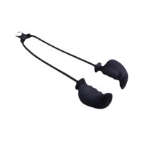 Magideal - Accesorio De Cable De Cuerda Para Tríceps, Accesorio Extraíble Para Entrenamiento Con Mango De Goma Para Gimnasio En Casa, Máquina De Tracción, Rizos