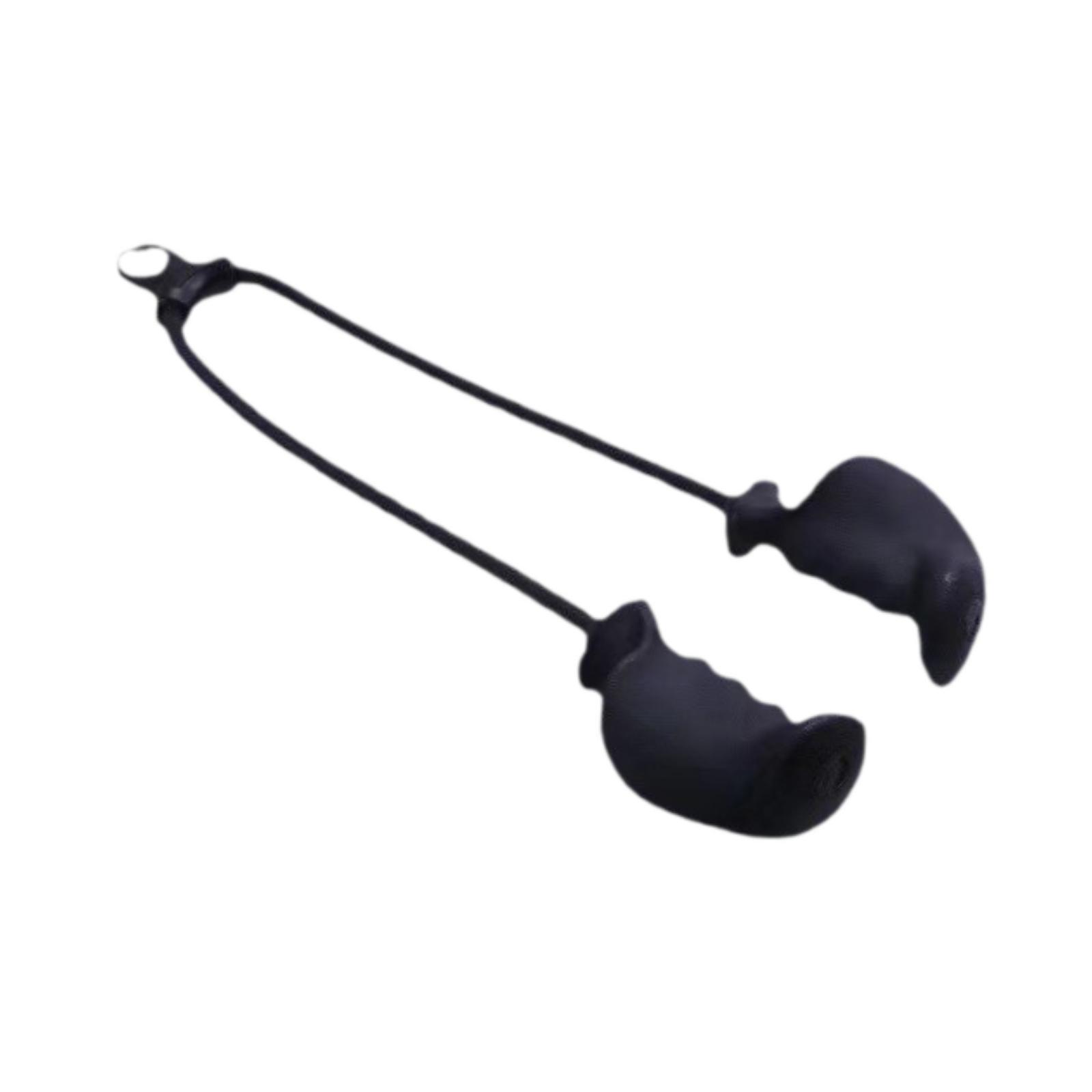 Magideal - Accesorio De Cable De Cuerda Para Tríceps, Accesorio Extraíble Para Entrenamiento Con Mango De Goma Para Gimnasio En Casa, Máquina De Tracción, Rizos