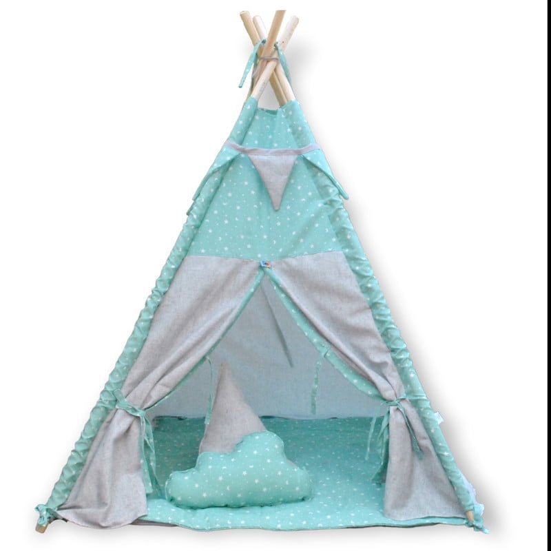 Ludisens - Carpa Tipi Infantil Algodón Modelo Moon Jade