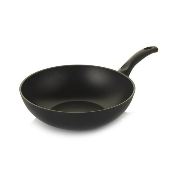 Wok con Mango 28cm Negro Aluminio Rialto Ballarini