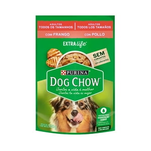 Sobres De Alimento Húmedo Dog Chow Pollo 15 Un.