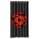 thumbnail image 1 of Cortina de ducha Naruto Sharingan, juego de cortina de baño con ganchos, tamaño 36 x 72 pulgadas, 1 of 3