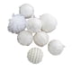 thumbnail image 1 of 8 Uds Bolas De Navidad Colgantes Decorativos Para Mesitas De Noche O Bolsos Blanco, 1 of 3