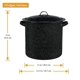 thumbnail image 3 of Vaporizador Granite Ware de 15,5 litros con estante de porcelana negra, 3 of 5