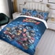 thumbnail image 3 of Scott Pilgrim Conjunto de sábanas temático, trío de piezas, cómodo y amigable con la piel, diseño único, regalo de decoración para el hogar para familiares, amigos y fans, 90 cm * 190 cm, 3 of 6