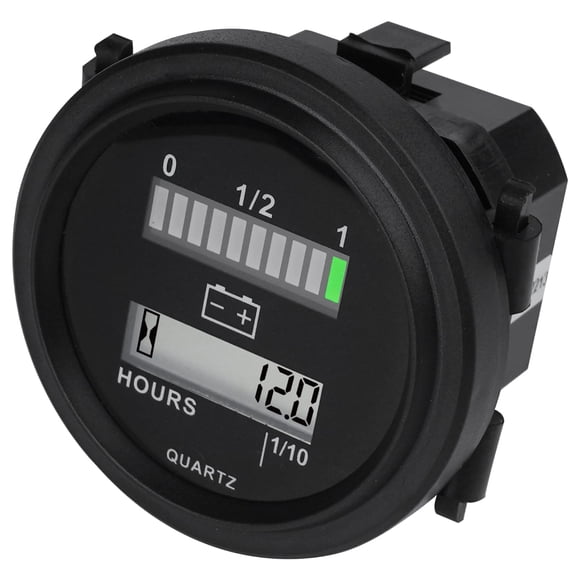 Medidor de batería YOOREAL 12-72V con indicador de horas