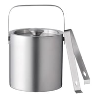 Bothyi - Cubo De Cerveza Helada De Acero Inoxidable, Soporte Para Enfriador De Vino Y Cerveza Para Fiestas De Barbacoa Caseras, 1300Ml Con Clip De Tapa