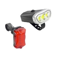 Genérico - Kit Luces Led Delantera Y Trasera Para Bicicleta
