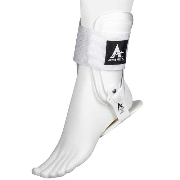 Tobillera Active Ankle T2 blanca para hombre y mujer, tamaño mediano