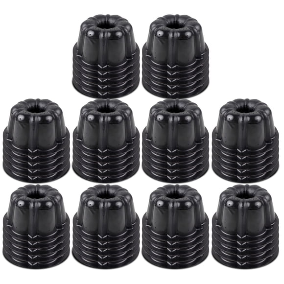 Mini Flan Moldes Pan O'Creme de plástico para hornear con silicona antiadherente