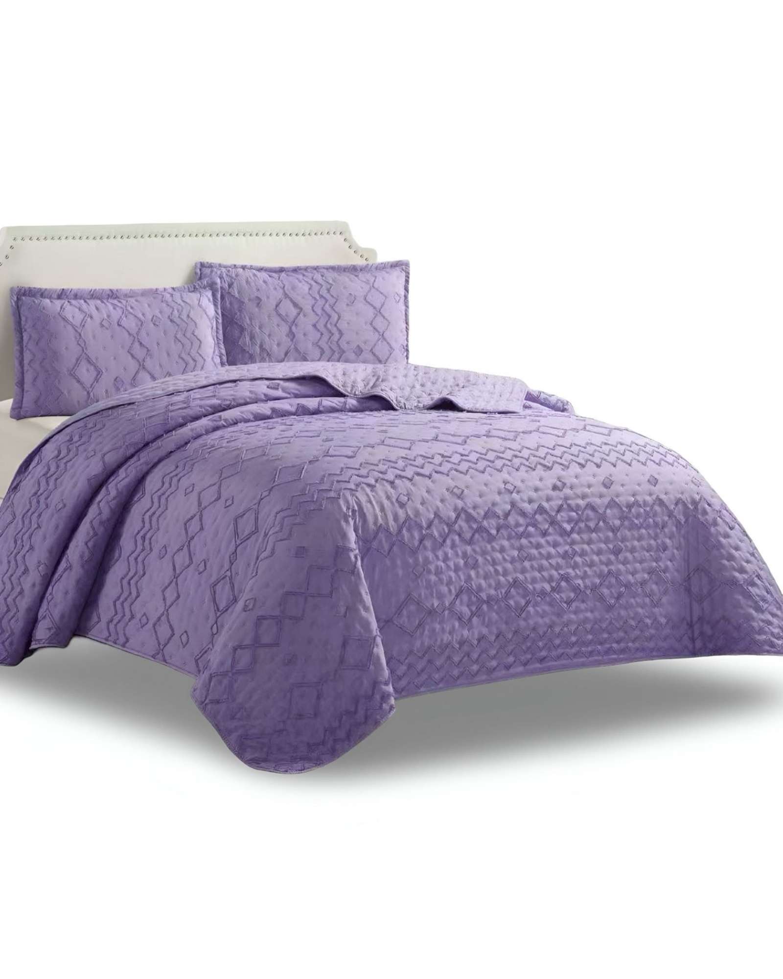 Meipulis - Cubrecama Quilt Tufting De Lujo Suave Plaza Y Media