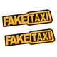 thumbnail image 1 of 2 Piezas Pegatinas De Coche Calcomanías Accesorios Exteriores Para Motocicletas Amarillo Negro, 1 of 5