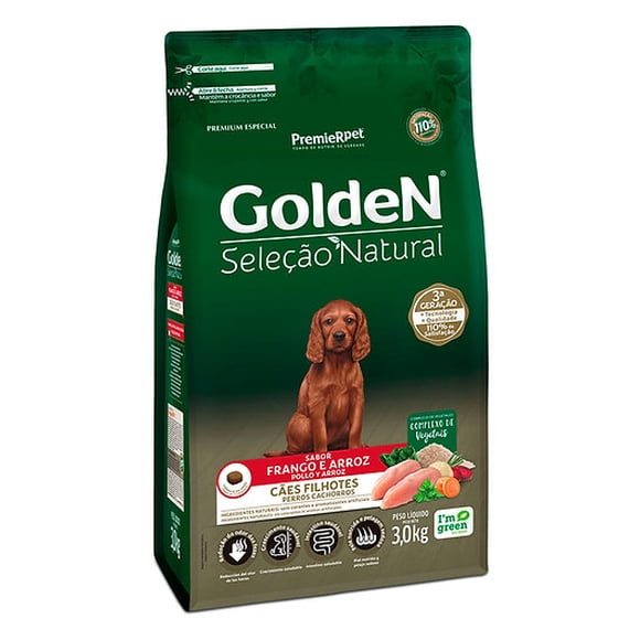 Golden Selec Natural Perro Cachorro 3Kg