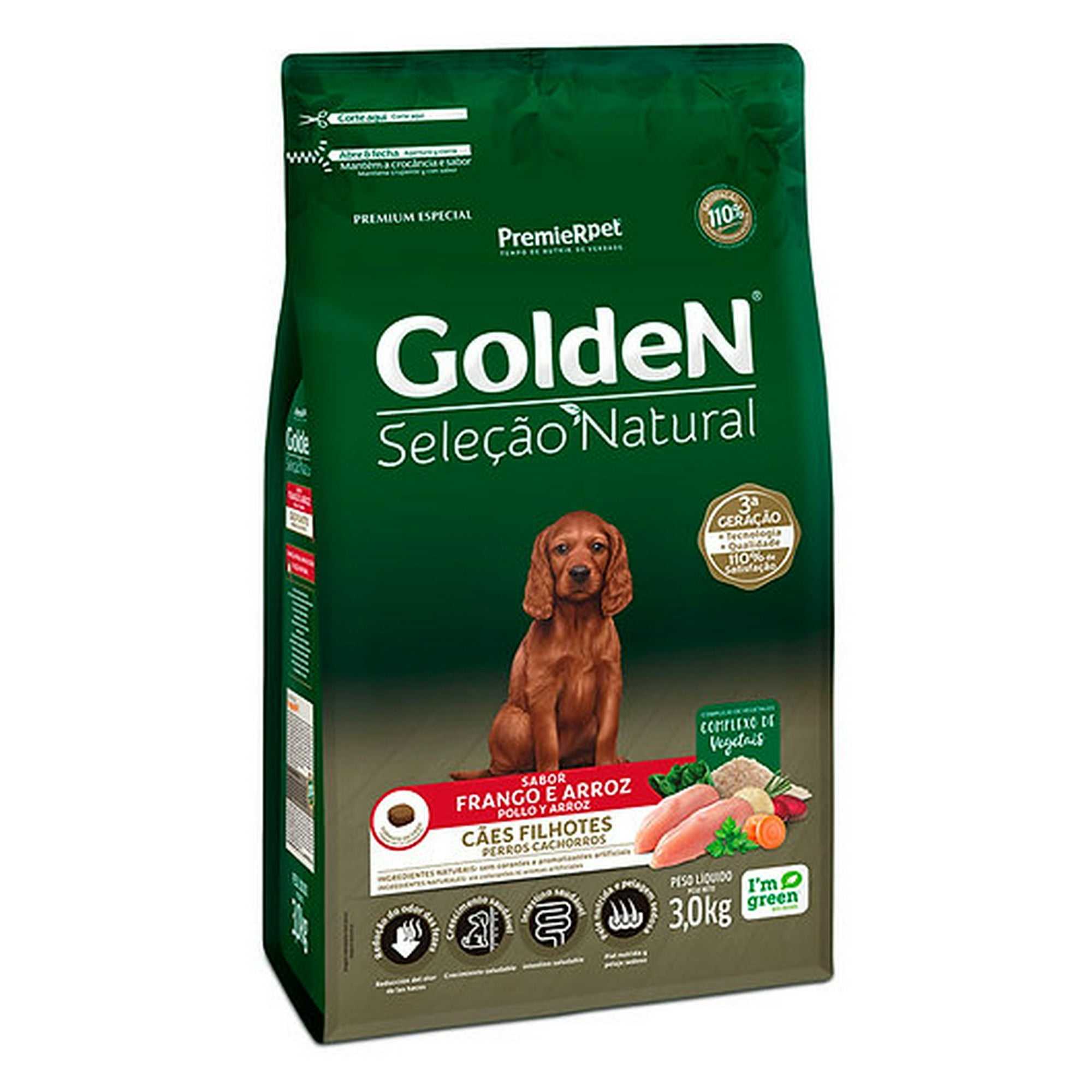 Golden Selec Natural Perro Cachorro 3Kg