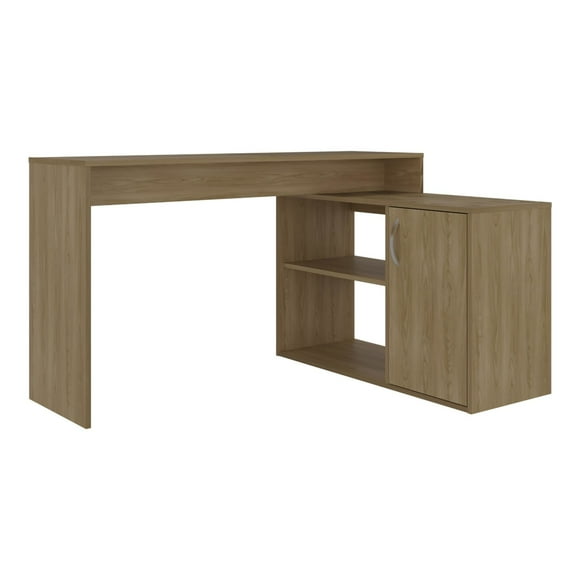 Escritorio En L 1 Puerta 71X125X90 Cm Axis Eco Fresno