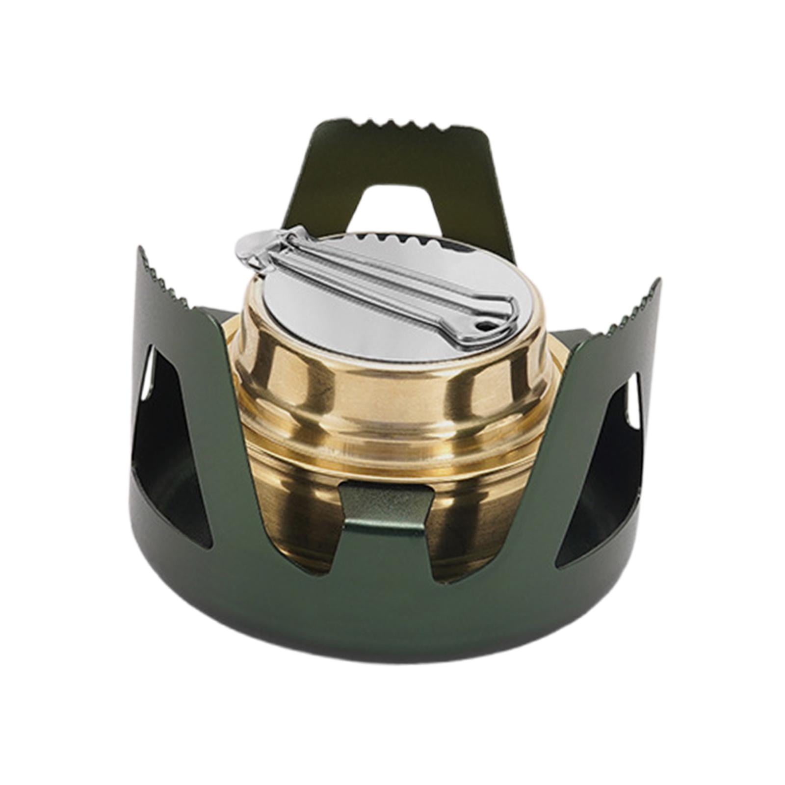 Magideal - Quemador De Alcohol Horno De Alcohol Pequeño Y Resistente Horno De Campamento Quemador De Alcohol Para Acampar Restaurante Aparato De Cocina Interior Verde