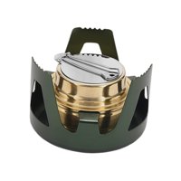 Magideal - Quemador De Alcohol Horno De Alcohol Pequeño Y Resistente Horno De Campamento Quemador De Alcohol Para Acampar Restaurante Aparato De Cocina Interior Verde