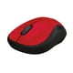 thumbnail image 3 of Mouse Logitech M185 Inalámbrico Rojo, 3 of 4
