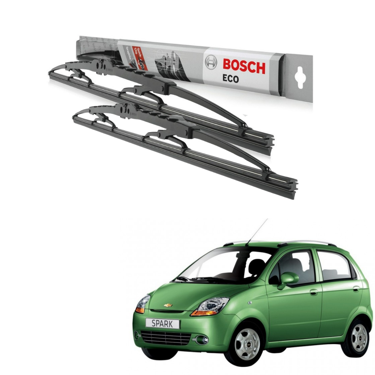 Plumillas Bosch Eco Para Chevrolet Spark 2004-2009