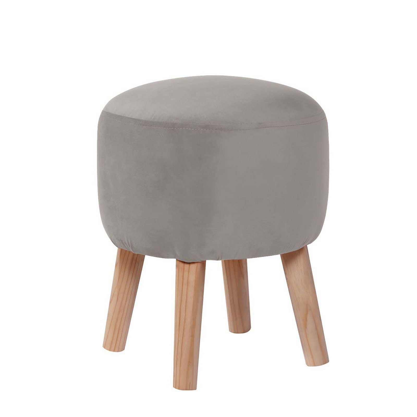 Latam Home - Pouf Nantes Tela Velvet Gris