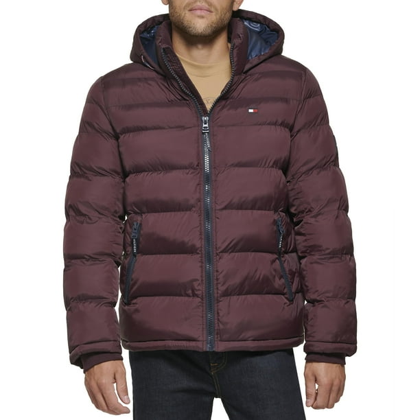 Chaqueta Tommy Hilfiger para hombre, con capucha, estilo oporto, talla M