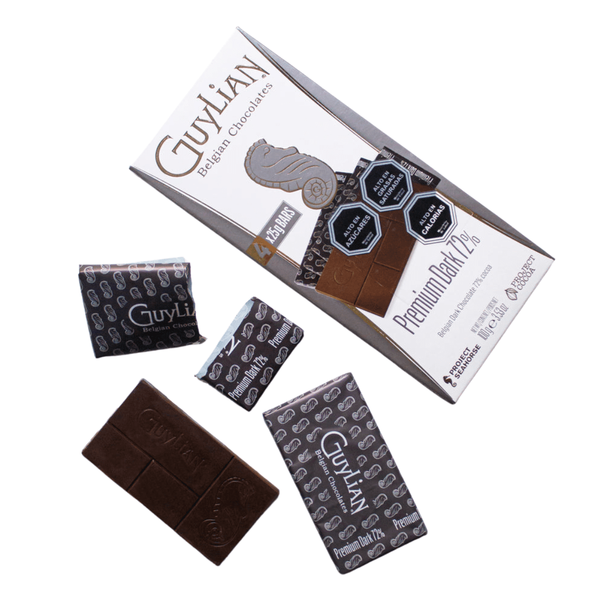 Guylian - Barra De Chocolate Belga Con 72% De Cacao
