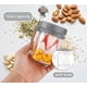thumbnail image 2 of Paquete de 2 recipientes para avena nocturna con tapas y cucharas, frascos de vidrio Mason de 12 oz, frascos para avena nocturna con marcas medidoras, recipientes reutilizables para preparar comidas p, 2 of 7
