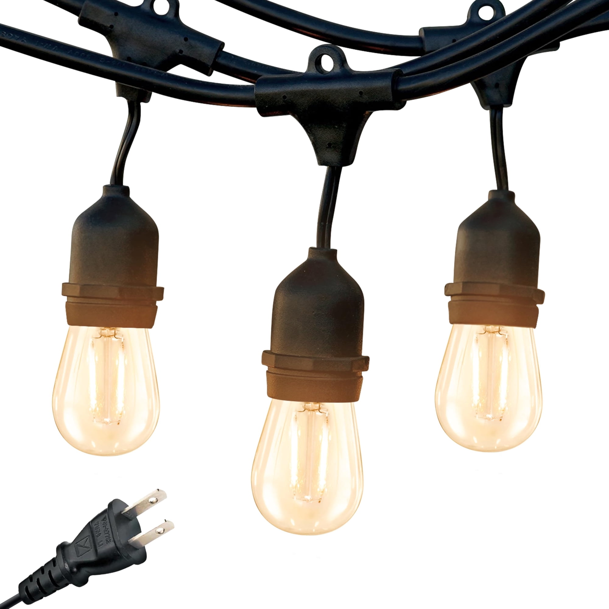 Luces De Guirnalda Para Exterior Brightech Ambience Pro, 15 Led, 15 M, 110 V