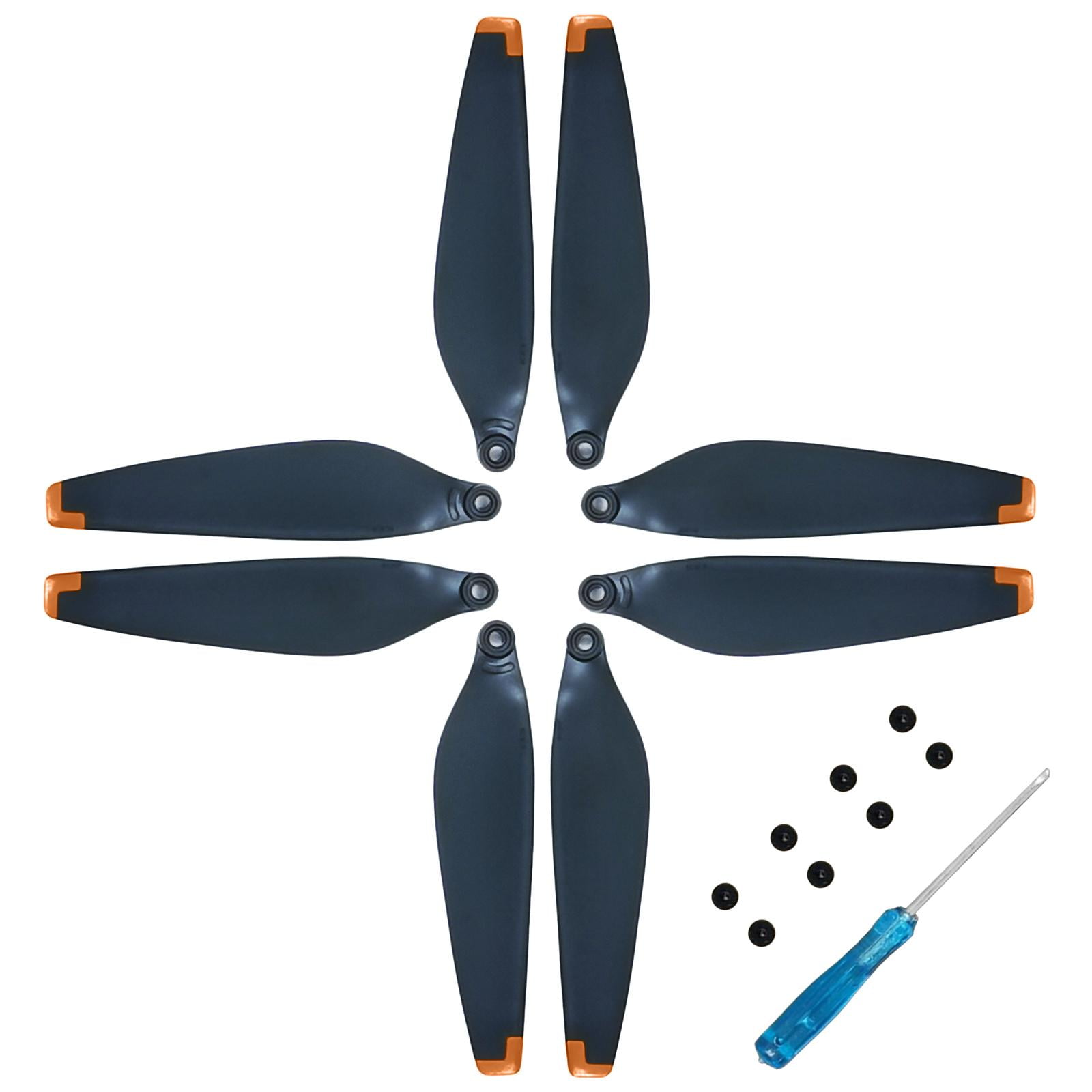 Bothyi - 8x Accesorios De Cuchilla Ventiladores De Ala De Repuesto De Bajo Ruido Hélice Rc Drone Para Dji Orange Edge