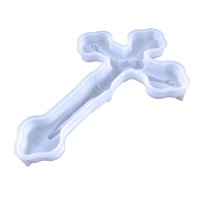 Bothyi - Moldes De Resina De Silicona Cruzada, Molde Epoxi Para Decoración Del Hogar, Manualidades, Colgante, Color Blanco