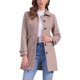 thumbnail image 1 of INSPIRE CHIC Abrigo Clásico de Mujer con Botonadura Simple de Invierno Largo con Bolsillos M Rosa Empolvado, 1 of 6