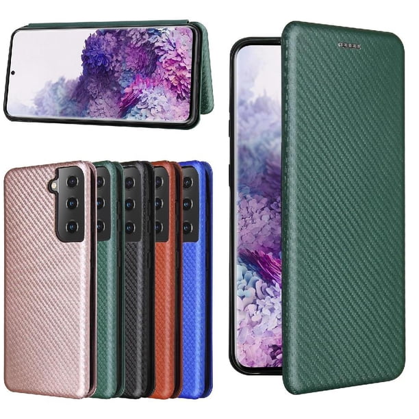 Funda Flip para FOXDOCK Samsung Galaxy S21 - Funda magnética de negocios, funda protectora delgada