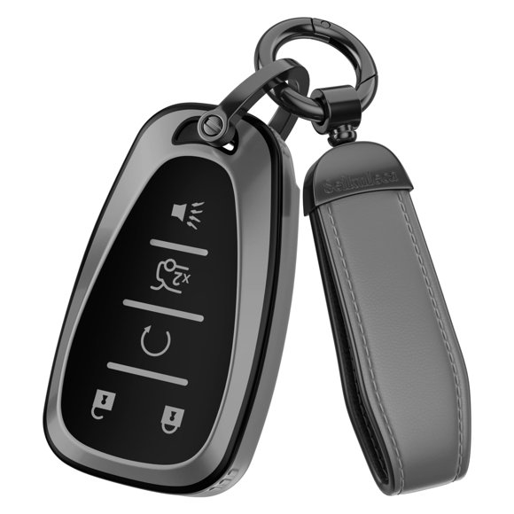Llavero Seikuleca Cubierta para Control Remoto Chevy Mate Gris 5 Botones