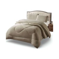 Imac Hogar - Cubrecama Plush Con Chiporro Acolchado Liso 2 Plazas