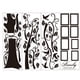 thumbnail image 1 of Calcomanía de pared de árbol genealógico grande, marco de fotos negro DIY, decoración de pared de árbol, calcomanía mural, arte decorativo para sala de estar, decoración del hogar, 1 of 7