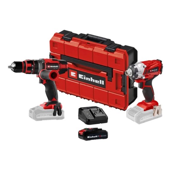 Taladro Percutor+atornillador Impacto+bat 2,5ah + Maleta