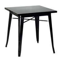 Habita2 Chile - Mesa Tolix 80X80 Para Restaurant - Negra