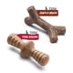 thumbnail image 3 of Juguetes masticables para perros Benebone Puppy, paquete de 2 unidades, Maplestick/Zaggler, 3 of 6