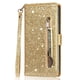 thumbnail image 4 of Funda para FOXDOCK Elegante funda iPhone 14 Pro Max Glitter con cremallera-Ideal para el uso diario, 4 of 5