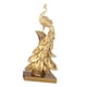 thumbnail image 5 of Estatuilla De Adorno De Estatua De Pavo Real, Regalo Para Estantería, Gabinete, Decoración Artística, Dorado L, 5 of 5