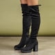 thumbnail image 2 of Bota Mujer Negro Hanako Boteli, 2 of 5