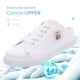 thumbnail image 3 of Zapatillas de lona para mujer con espuma viscoelástica Clipper, cómodas, sin cordones, para vacaciones, 3 of 5